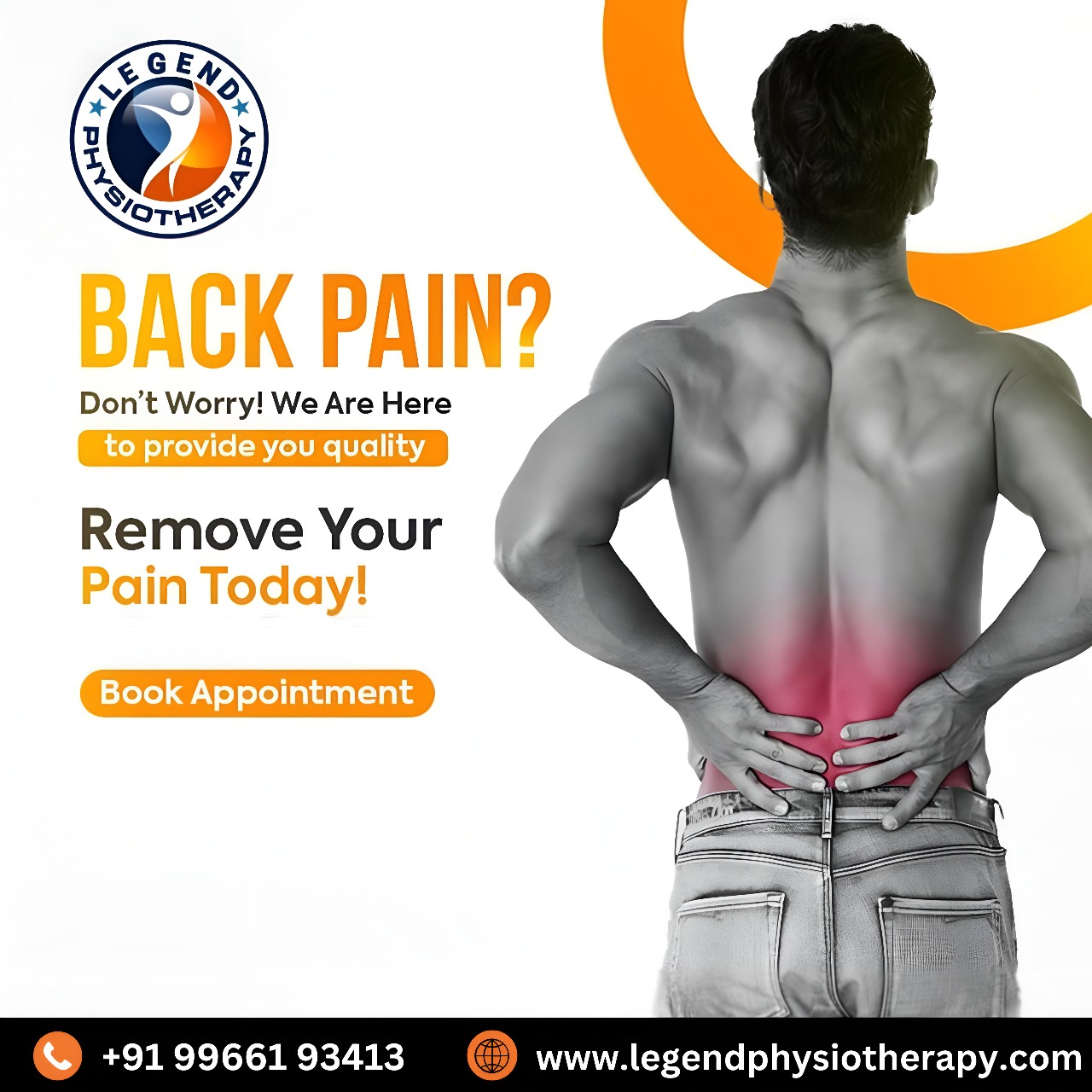 Physiotherapy for Back Pain - Professional physiotherapy treatment at Legend Physiotherapy Clinic