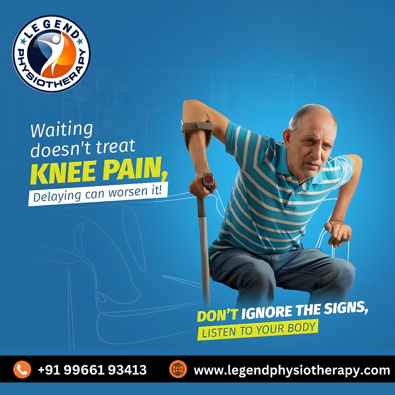 Physiotherapy for Knee Pain - Professional physiotherapy treatment at Legend Physiotherapy Clinic